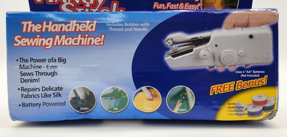 Handy Stitch Portable Cordless Handheld Mini Sewing Machine