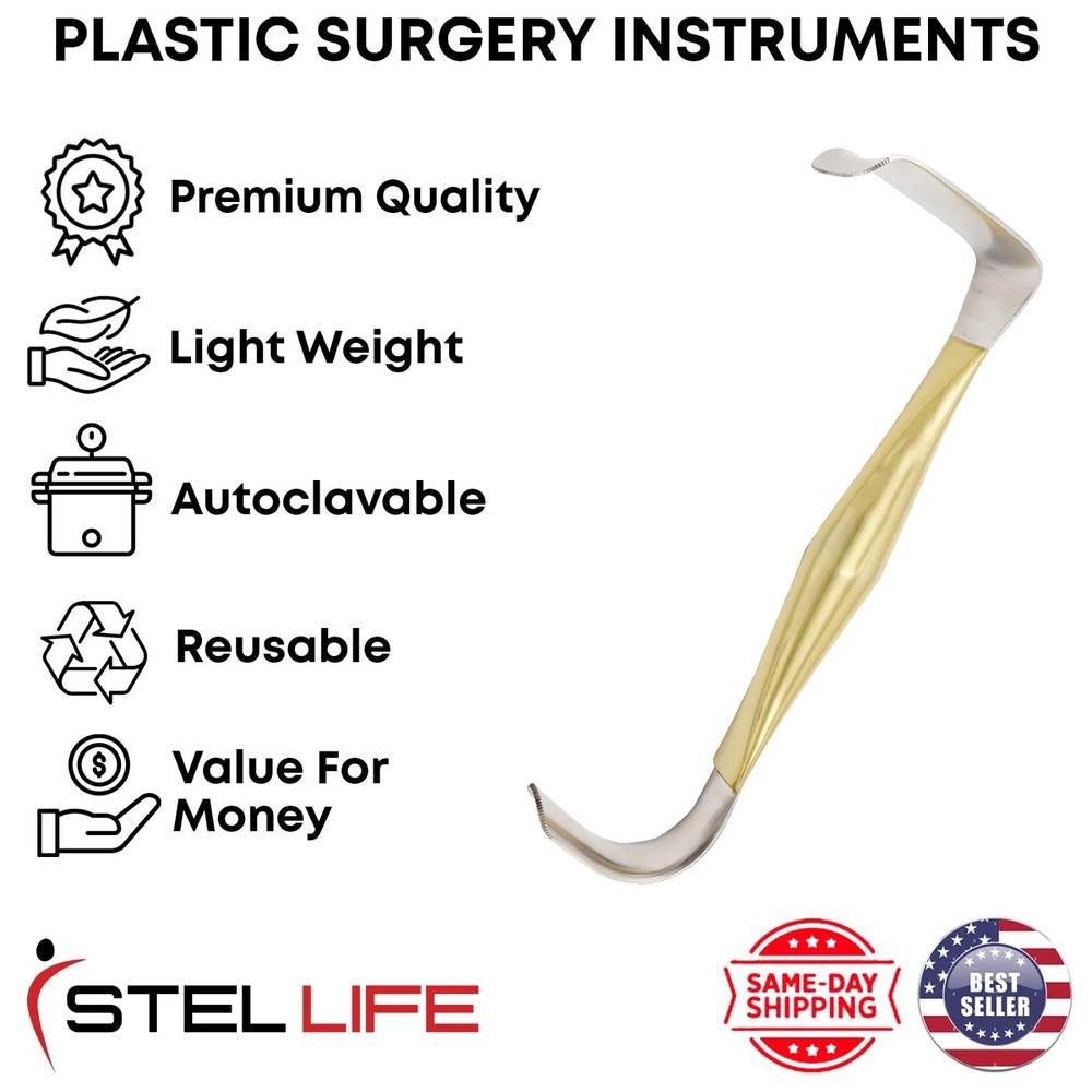 Reynolds Transauxillary Augmentation Breast Retractor 31cm Plastic Surgery Tools
