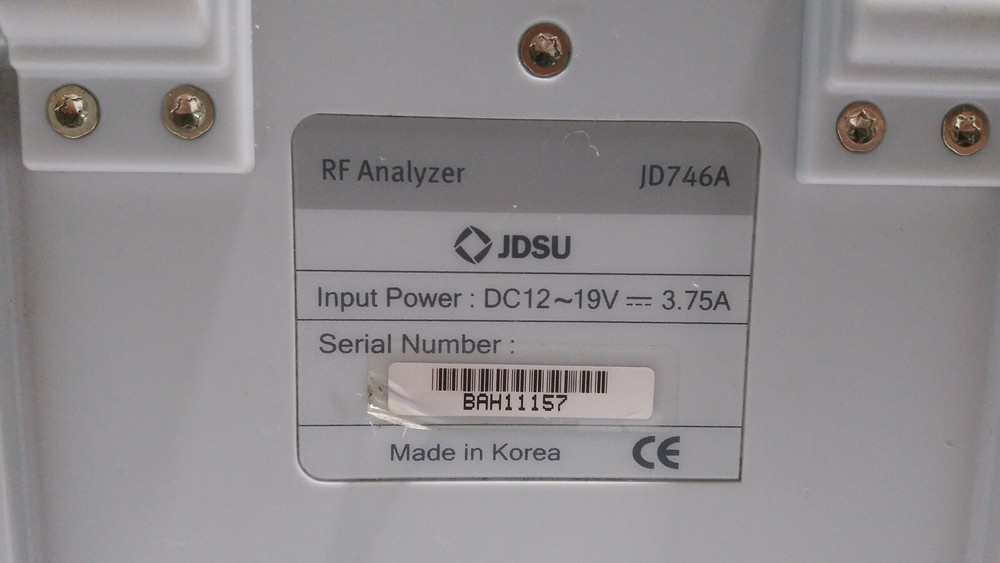 [Used] JDSU / JD746A / RF Analyzer, No AC Adapter