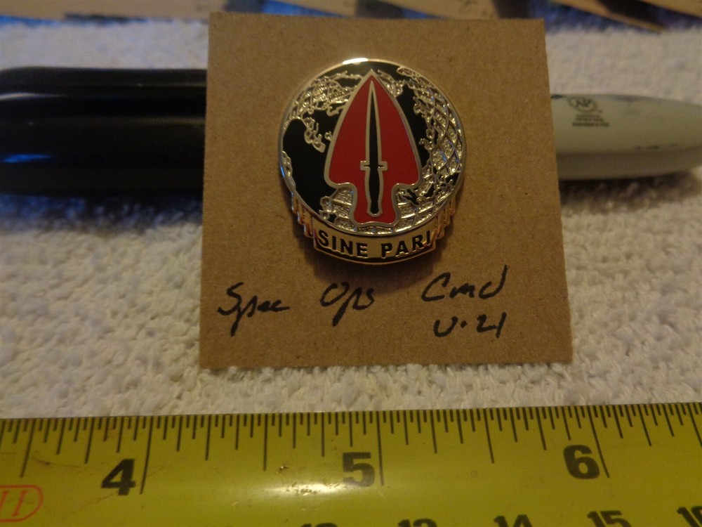 Special Operations Command V-21 (new design) Unit Crest, DI, DUI (DRAW#AN)