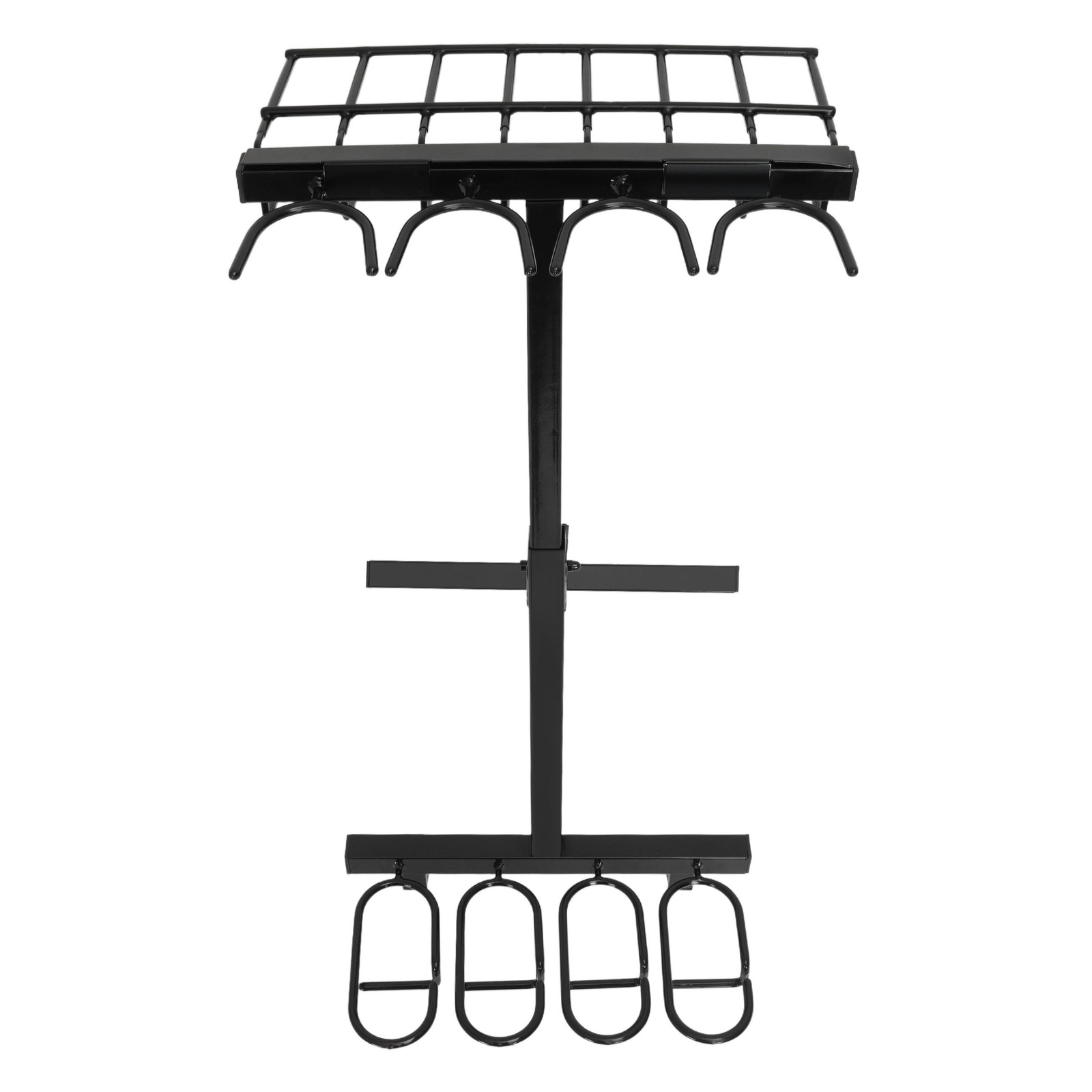 Folding Gun Rack Freestanding Rifle Pistol Storage Rack Stand For Shooting Range