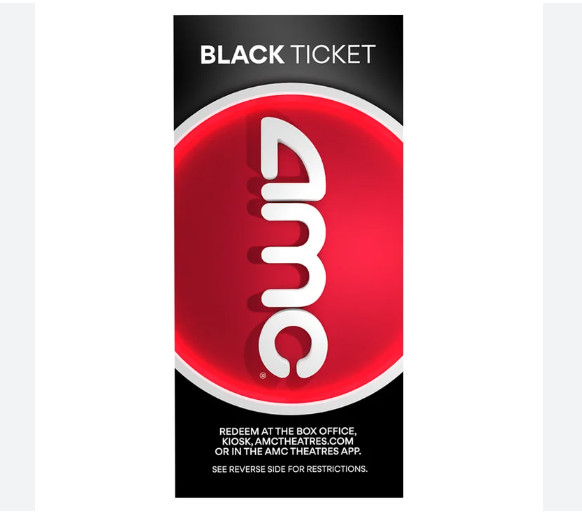 1 AMC Yellow  TICKET  CERTIFICATE