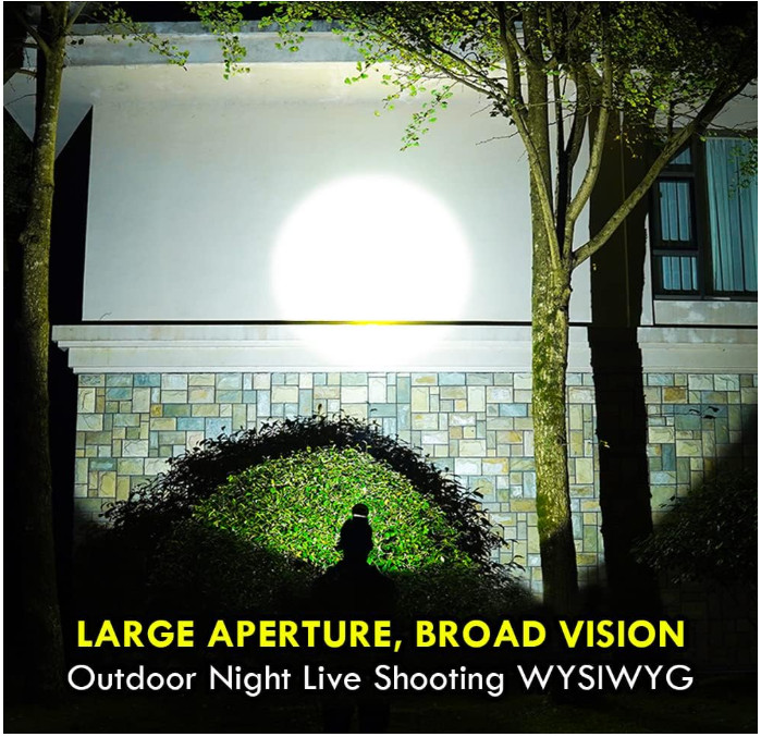 Linterna frontal LED potente sensor movimiento impermeable duradera recargable e