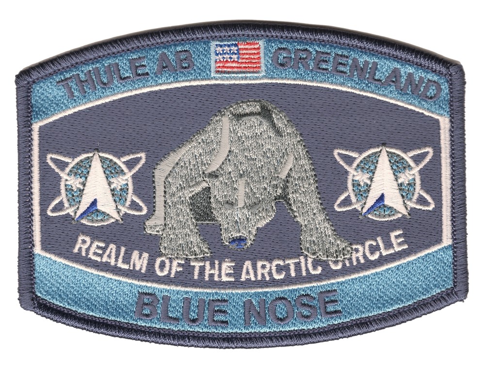 Thule Air Base Greenland Blue Nose Patch