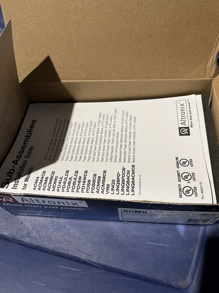 ACM8 Altronix Access Power Controller