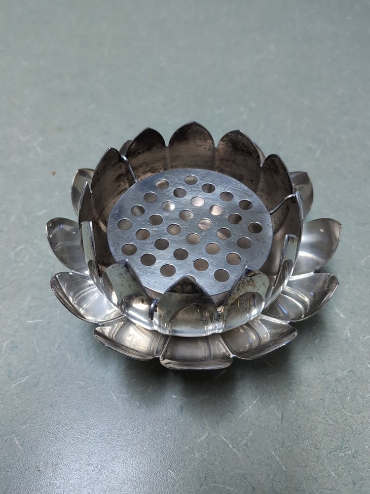 Vintage Reed & Barton 3002 Silver Plated 3 Pc. Flower Frog