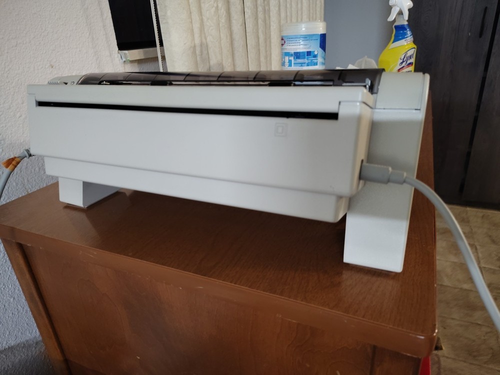 🔥Vintage Apple ImageWriter II Dot-Matrix Printer Tested Powers On Clean!