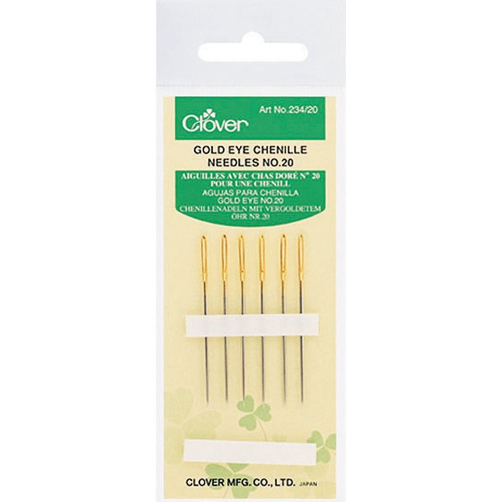 Gold Eye Chenille Needles  Size 20 6/Pkg