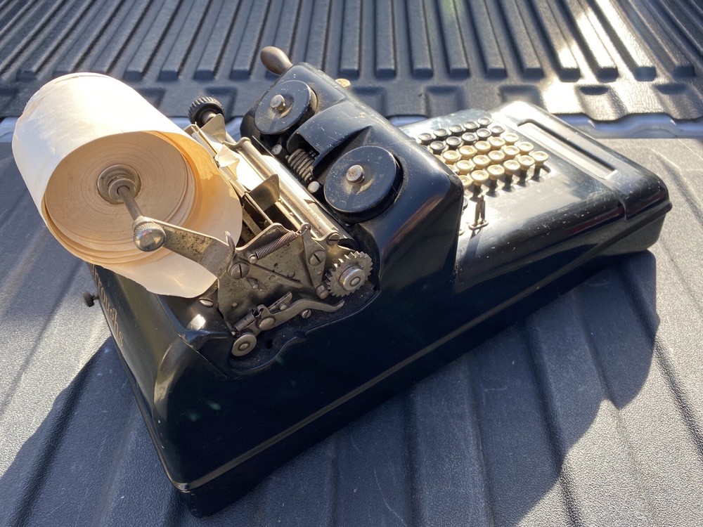 Antique Burroughs counting Machine