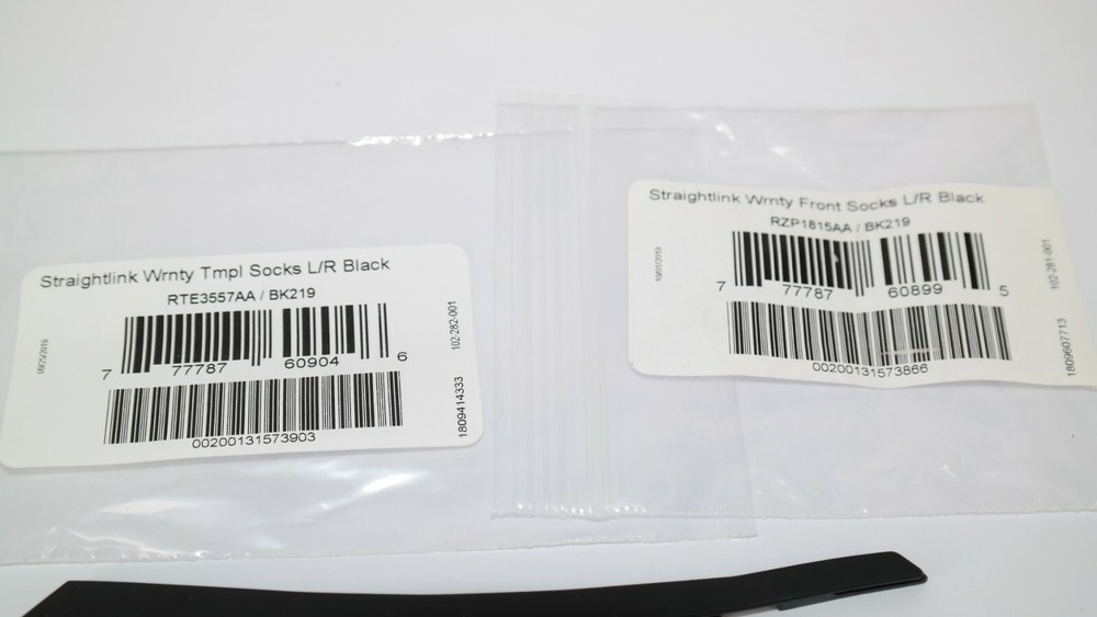 AUTHENTIC Oakley BLACK Earsocks Kit fits STRAIGHTLINK OO9331 Replacement Part