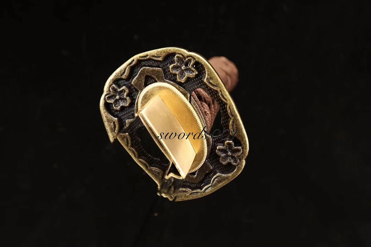 41'' Handmade Japanese Authentic Tachi Sword T10 Steel Clay Tempered Katana