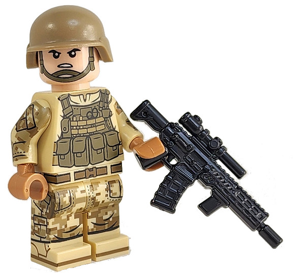 Brickarms M7 Raptor Rifle Weapon for Minifigures -Pick Color!- NEW