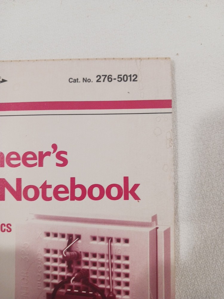 Radio Shack Engineer's Mini-Notebook Optoelectronics Circuits Forrest Mims 1st A