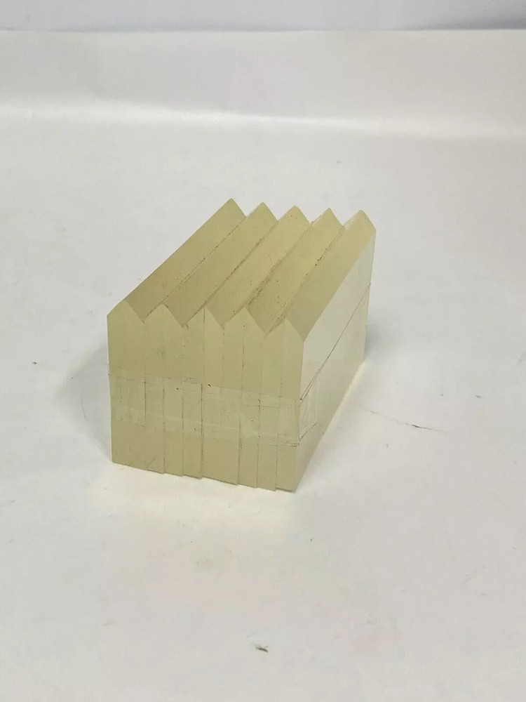 5-Pk Replacement Squeegee Blade Clear Rubber 3" x 2" x 1/4"
