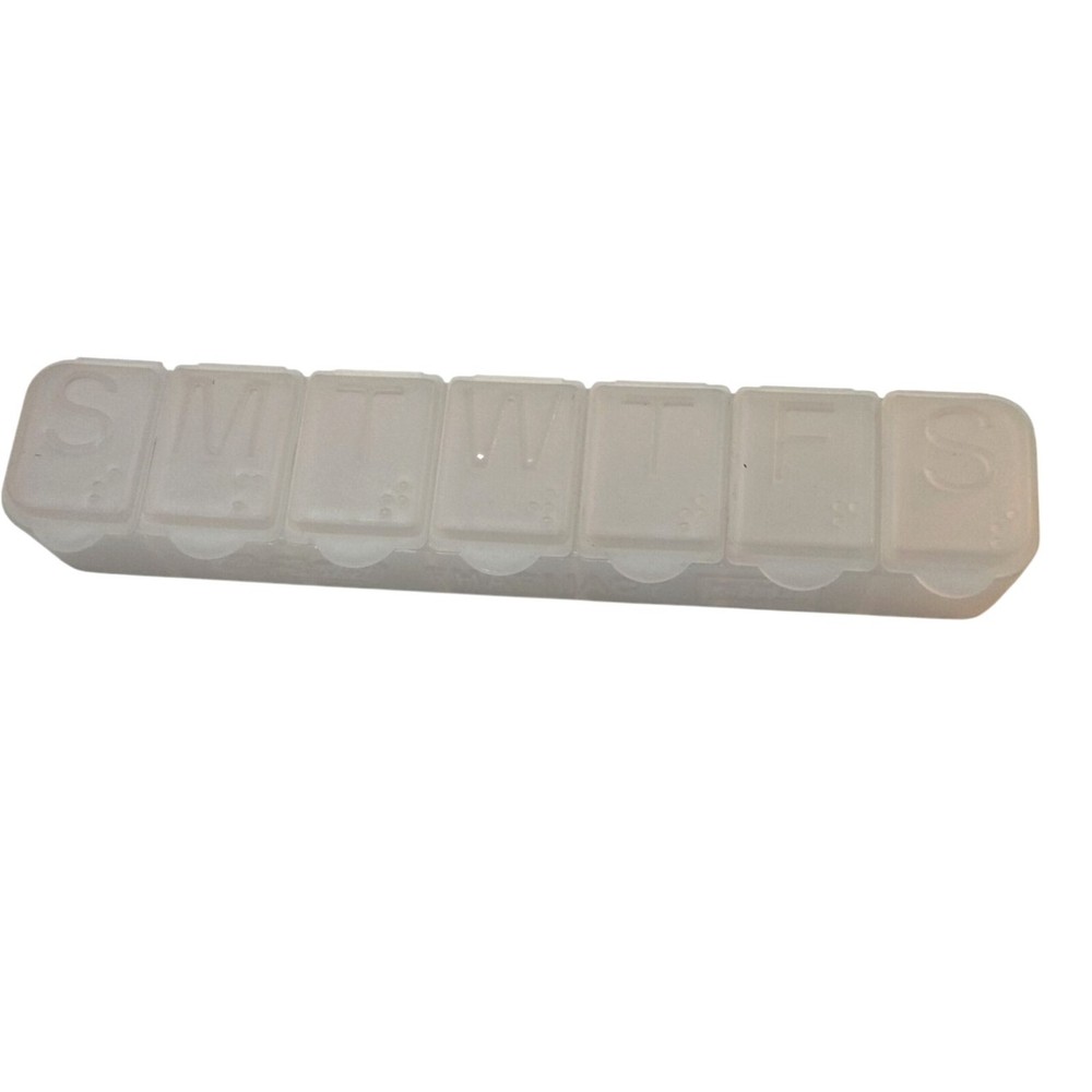 7 Day Weekly Pill Organizer Box Medication Caddy