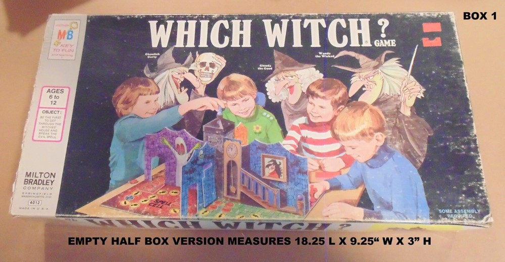 WHICH WITCH GAME PARTS