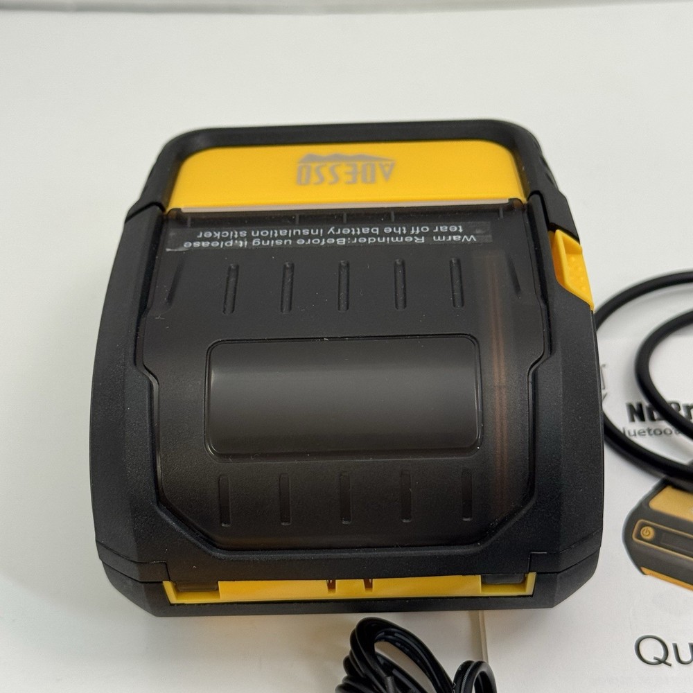 Adesso NuPrint 220B Portable Bluetooth Thermal Printer - 2" Used Untested