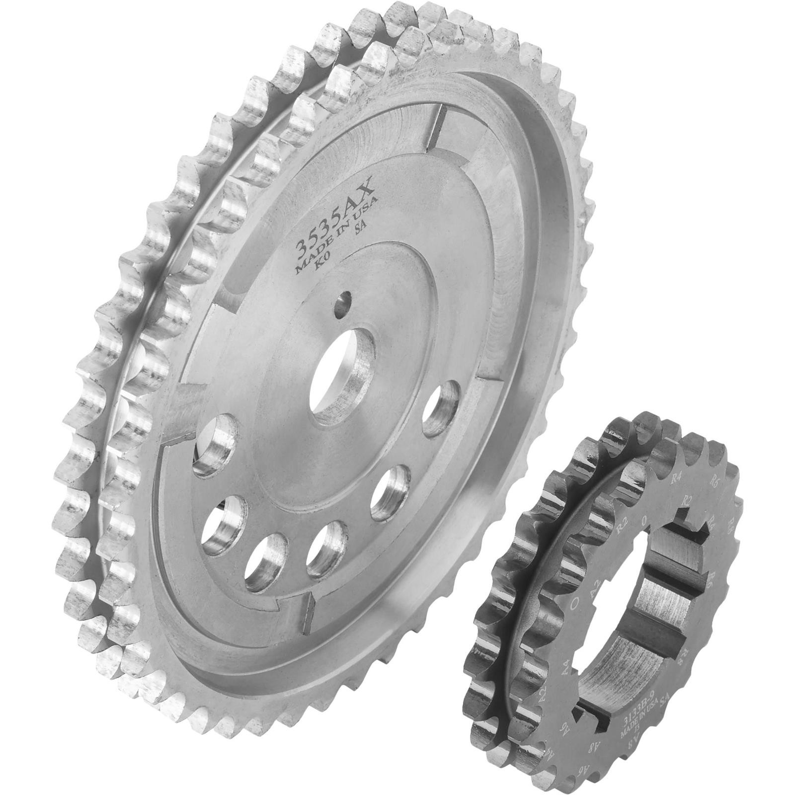 LS Double Roller Billet Timing Set, 1 Bolt, 4 Sensors