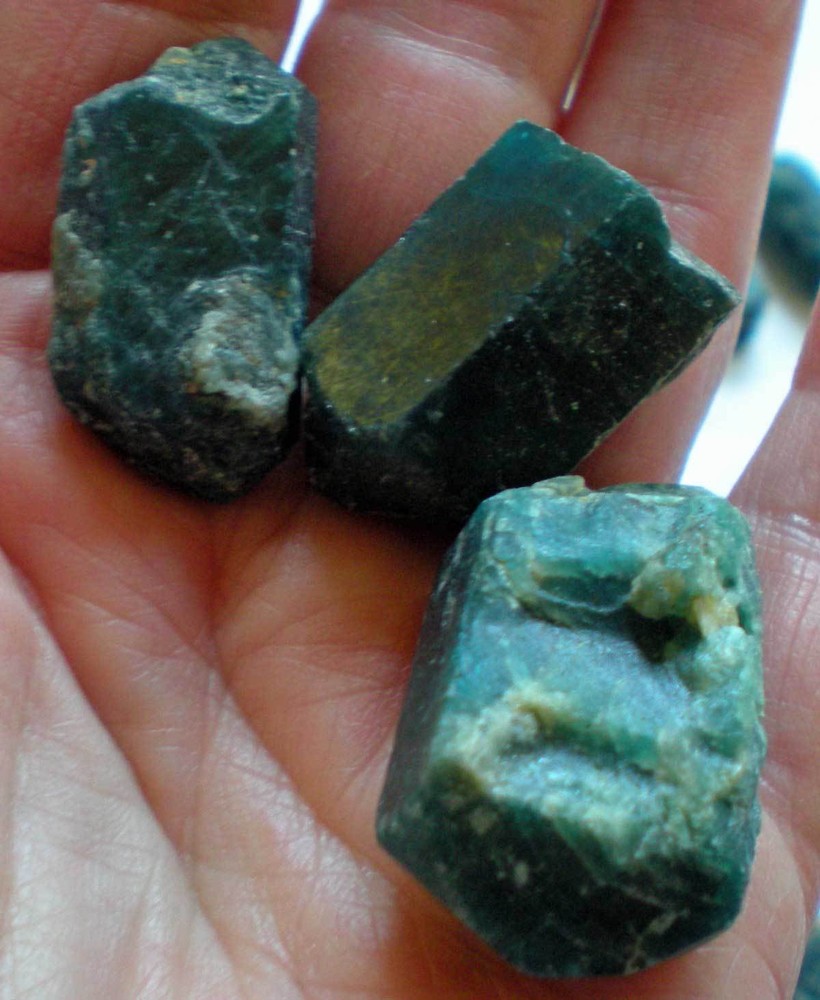Apatite  - 3 Crystals - Brazil r761a