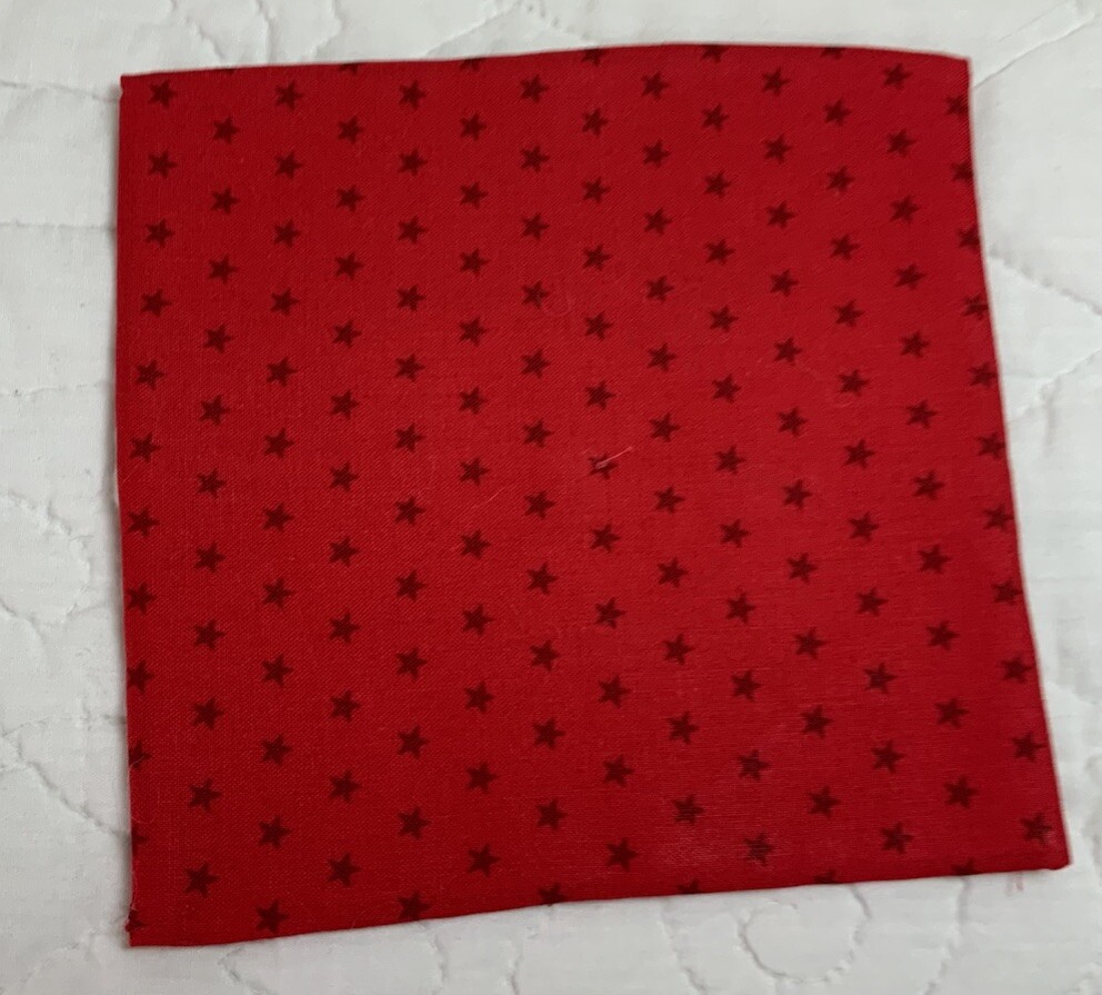 Antique Vintage Patchwork Small Doll Quilt Or Table Topper, 4 Patch W/ Triangles