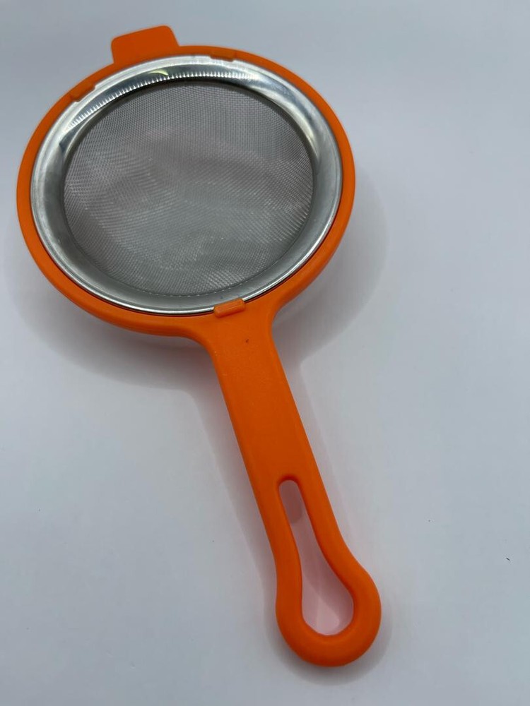 Kitchen Handheld Plastic Screen Mesh Tea Leaf Strainer Flour Sieve Colan``w