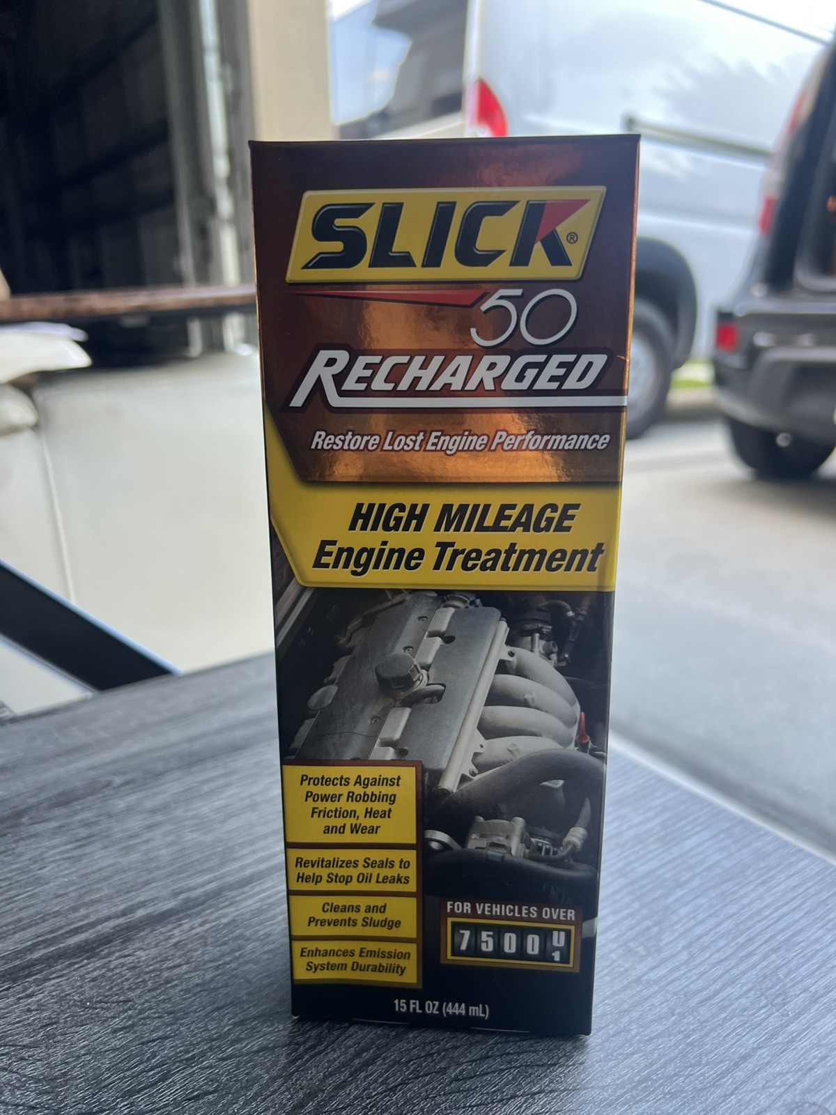 Slick 50Recharged High Mileage Engine Treatment,Restores Lost Engine Performance