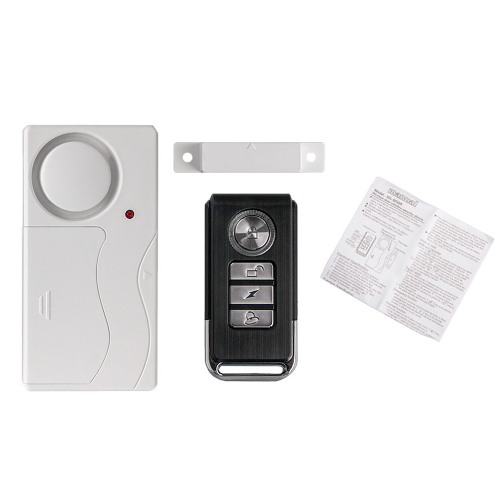 Door Window Magnetic Sensor Home Security Alarm with 3 Wireless Remote Control