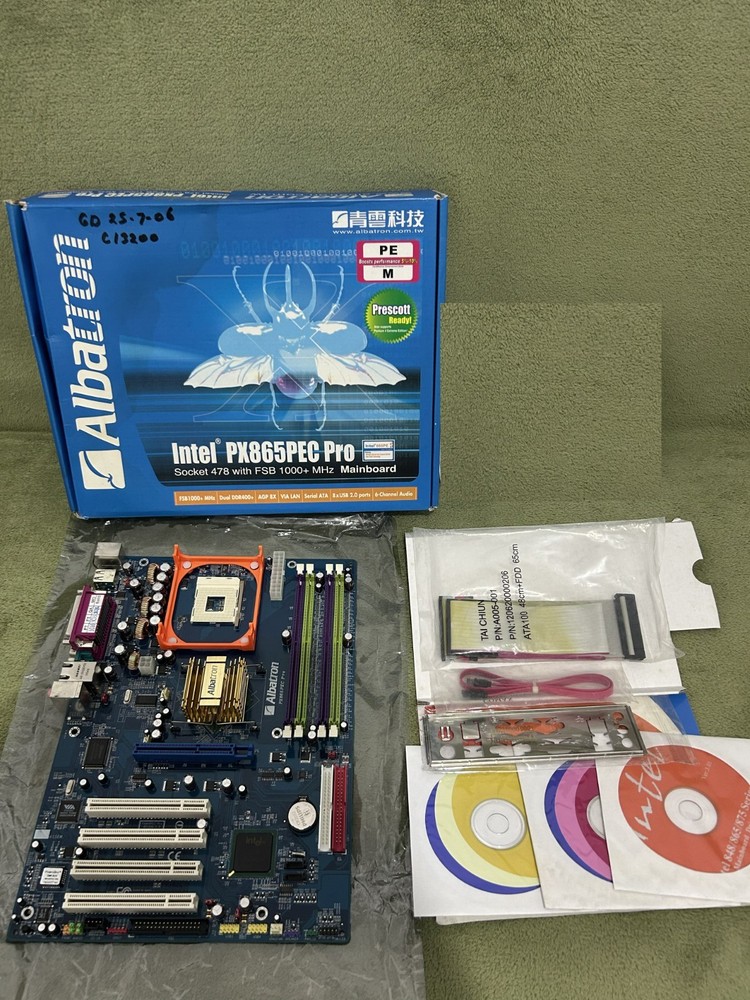 Albatron  PX865PEC PRO - special socket 478 P4, boxed - tested!