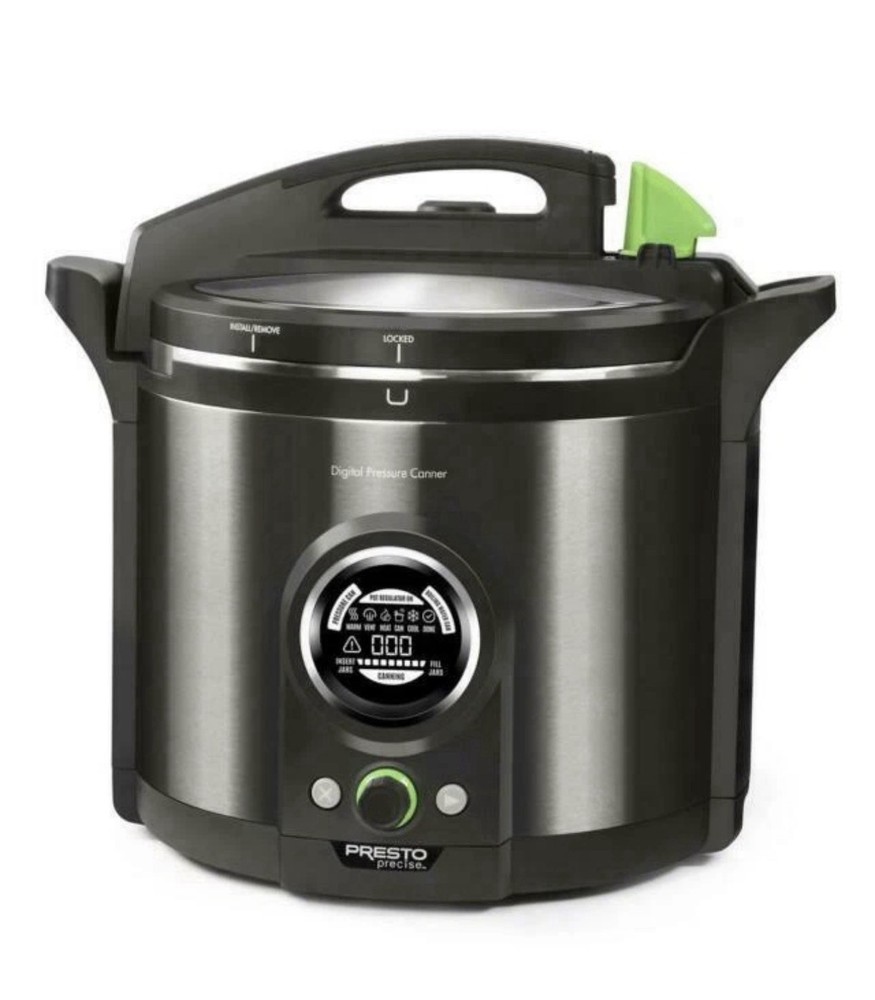 Presto Precise 12-Quart Digital Pressure Canner Ceramic Nonstick LED Display
