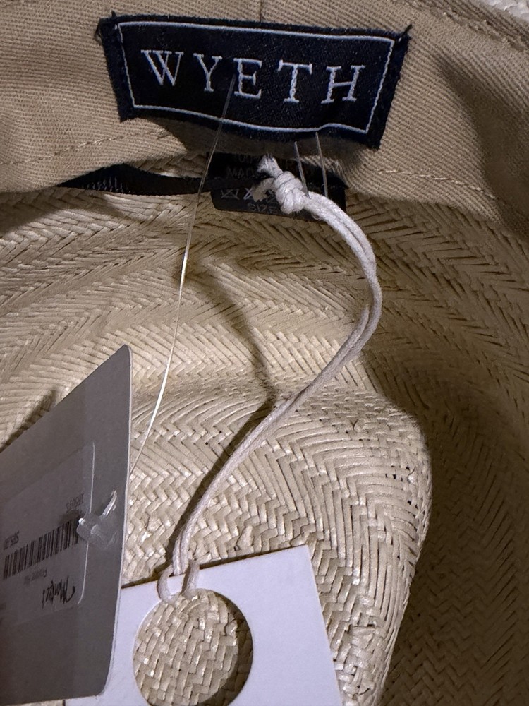NEW Wyeth Frankie Straw Hat. Needs Shaping