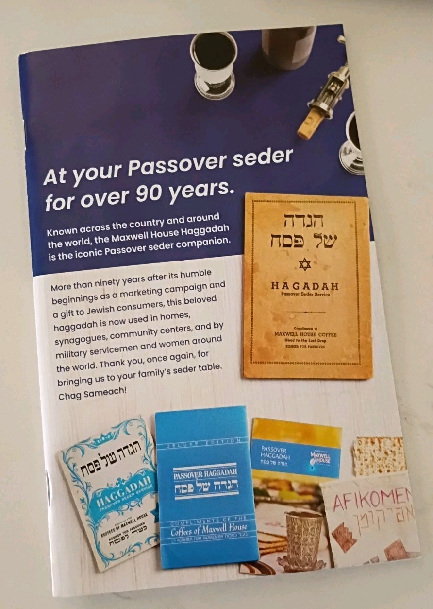 Lot Of 4 Passover Haggadah Maxwell House 2026 Edition - New