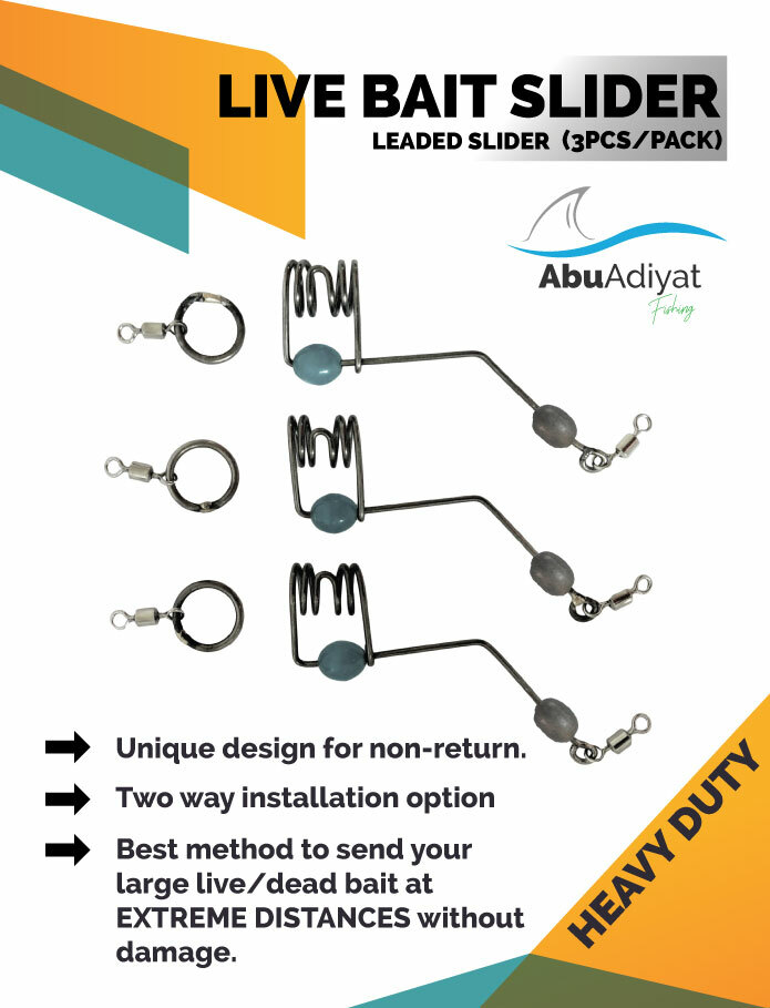 Non Return Live Bait Slider - 3 pcs/ pack