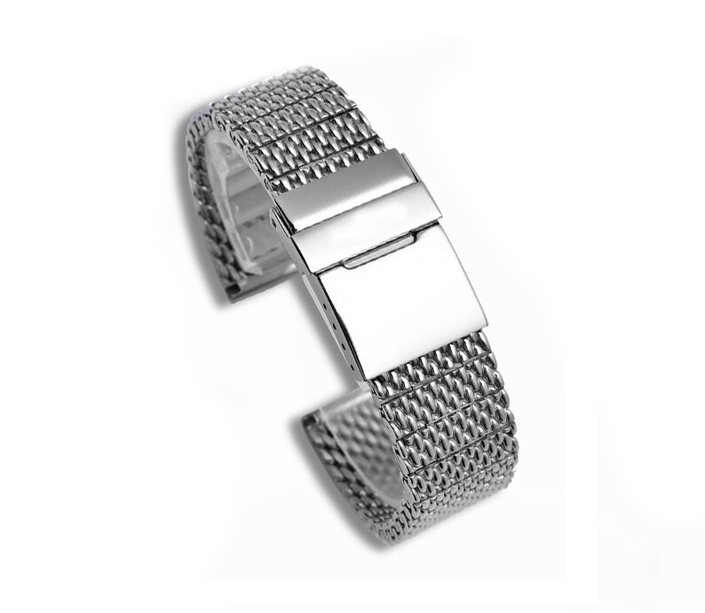 22/24mm Silver Strap Bracelet Fits Breitling Superocean Heritage Stainless Steel