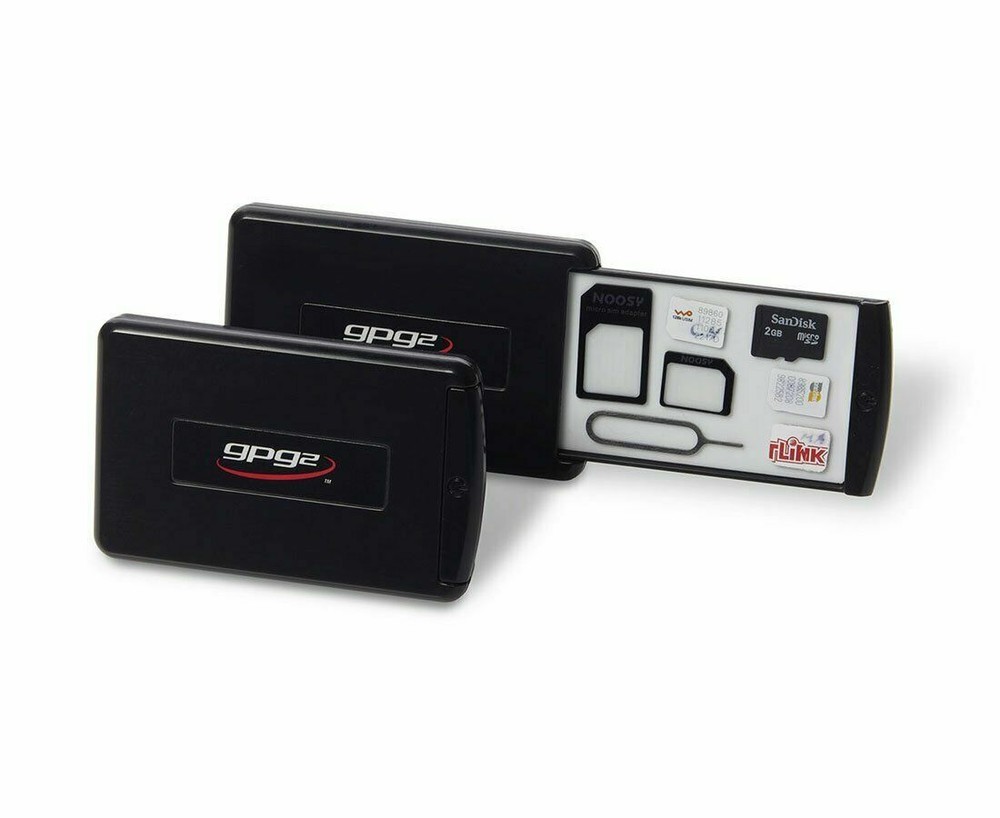 GPG2 Mobile Safe Case - SIM Card & Memory Card Case