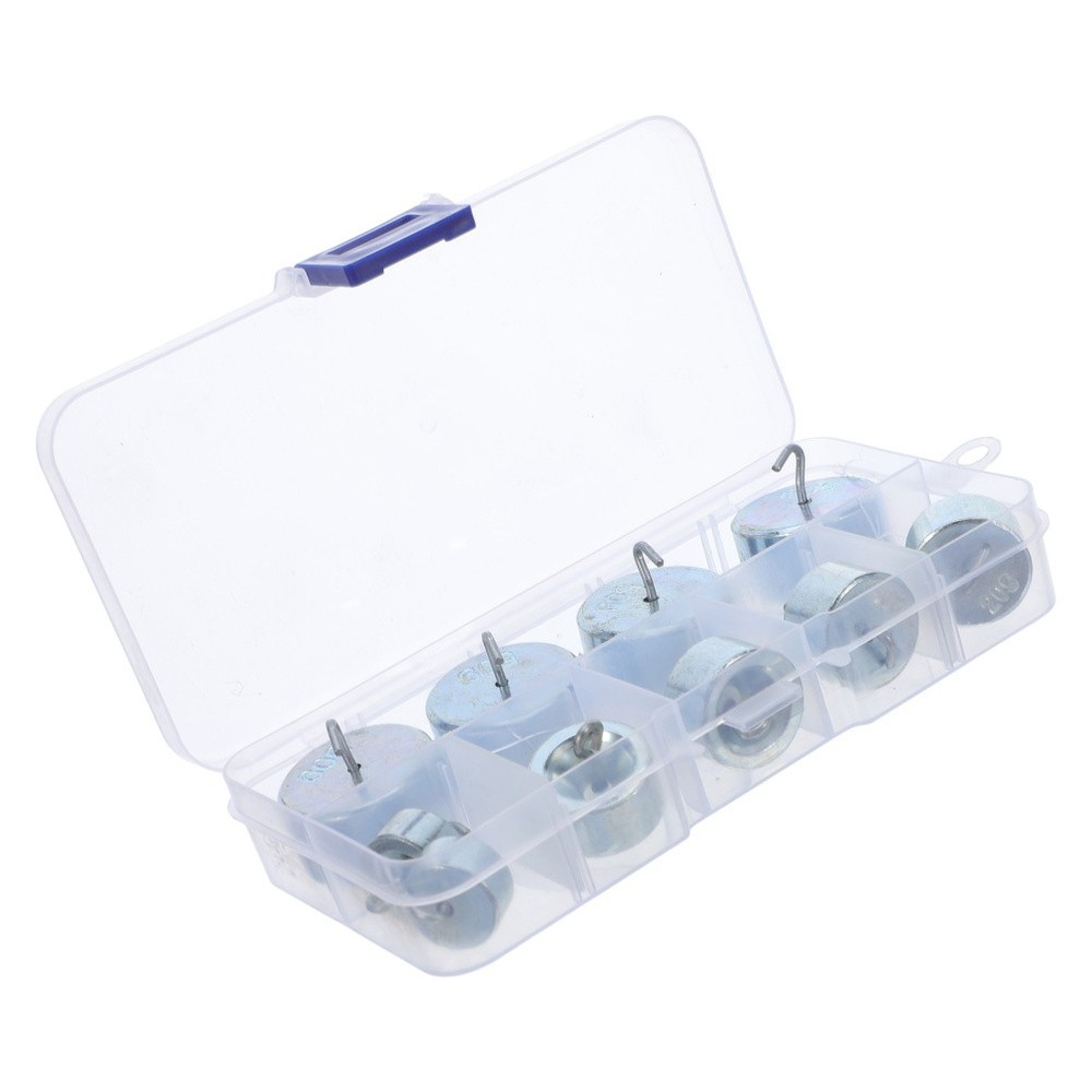 1 Set Metal Hook Weights: Laboratory Use Science Experiments Weights - Total