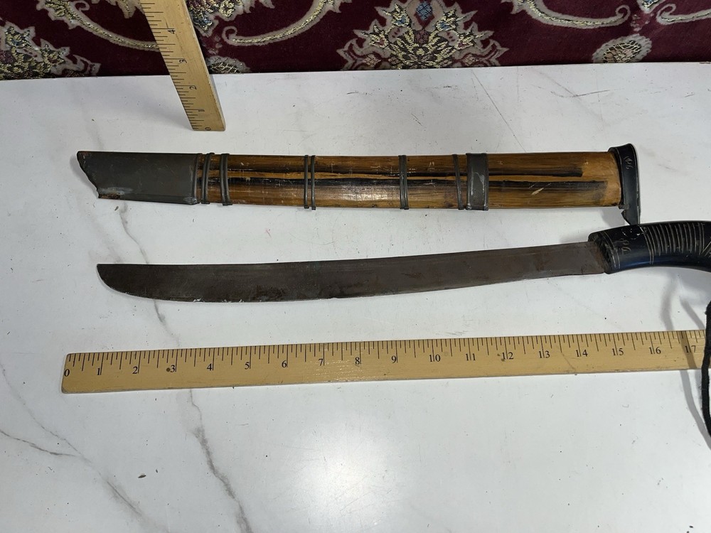 Chinese Vintage Dagger In Sheath