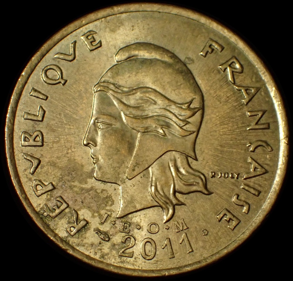 French Polynesia 100 Francs 2011 Coin WCA C15