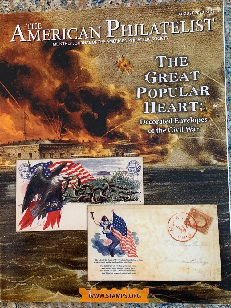American Philatelist Magazine  2020,  August