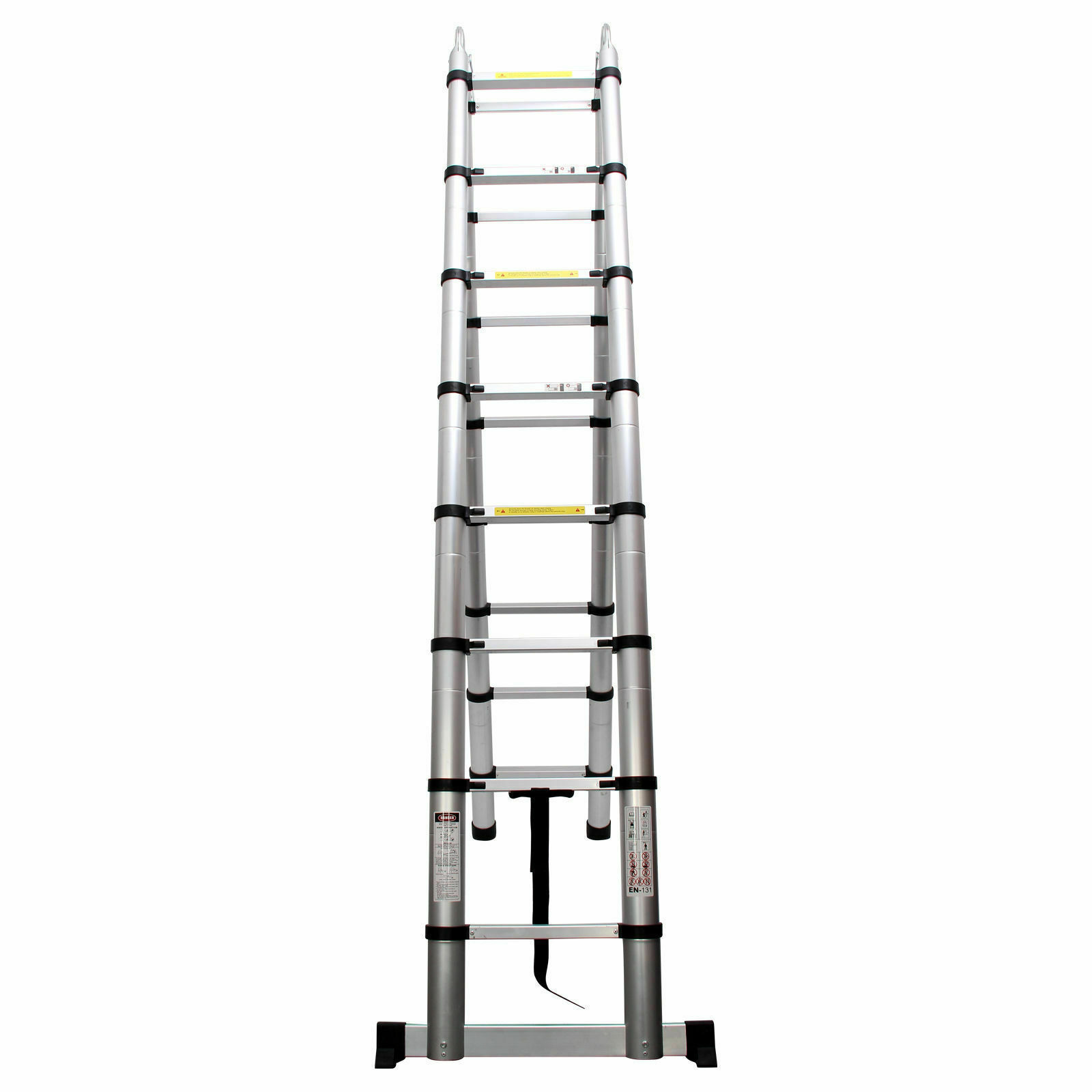 16.5 ft Folding Ladder Aluminum Multi Purpose Extension Ladders Building Supplie