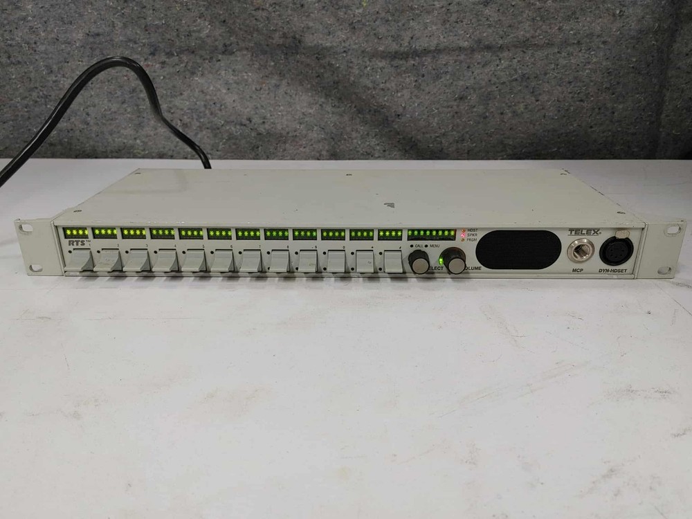 TELEX RTS kp12l xlr5 RC Position Key Panel Intercom User Station System w Module