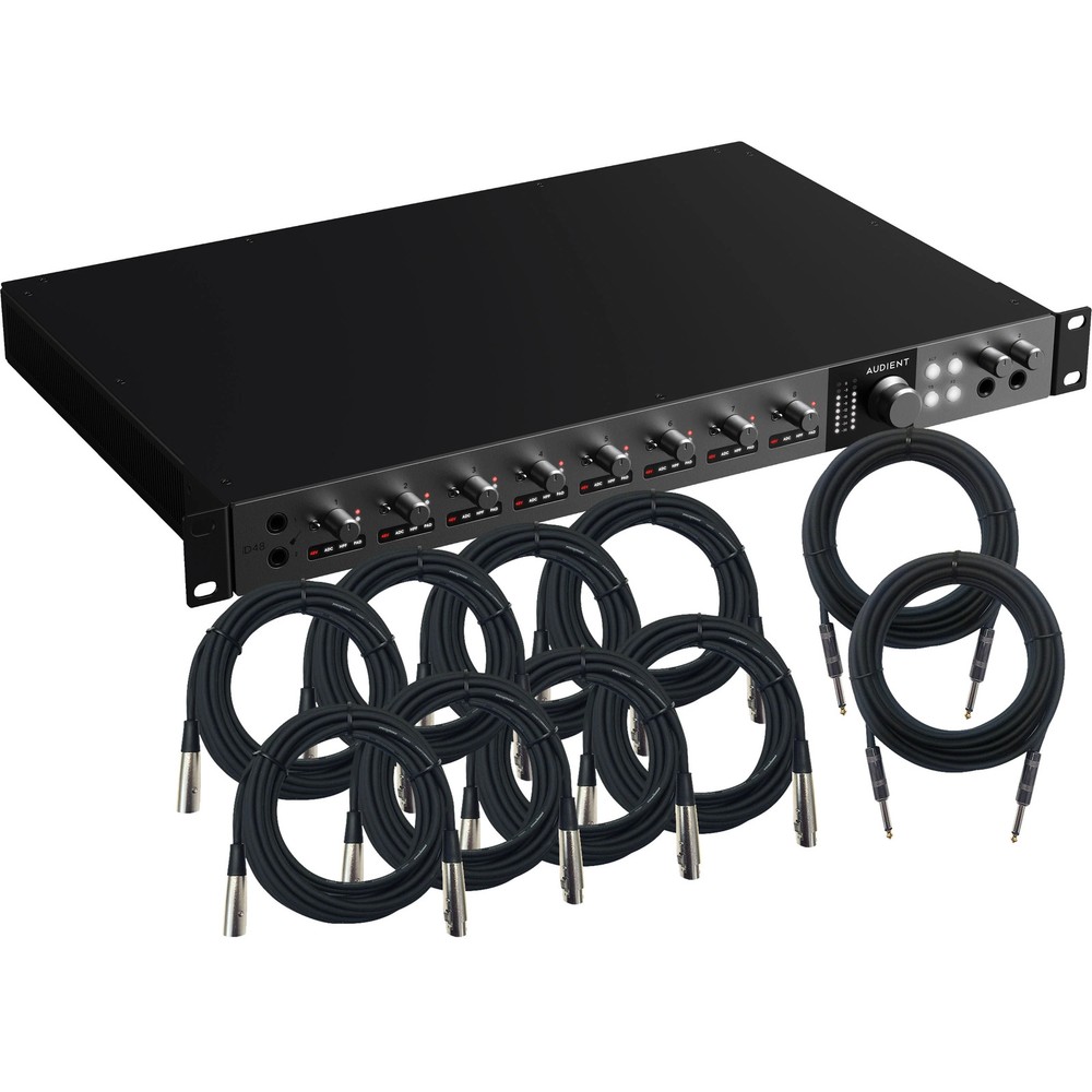 Audient iD48 24in/32out USB-C Audio Interface CABLE KIT