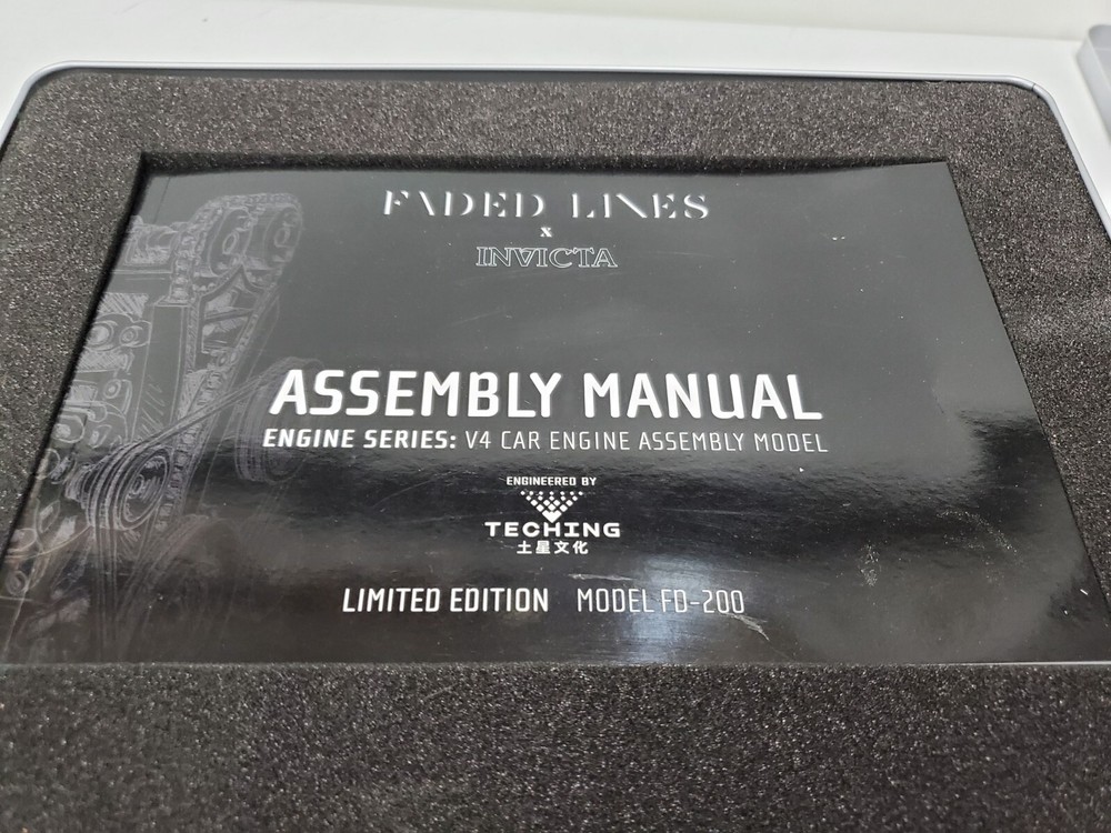 FADED LINES V4 ENGINE ASSEMBLY INVICTA LIMITED EDITION MODEL FD-200