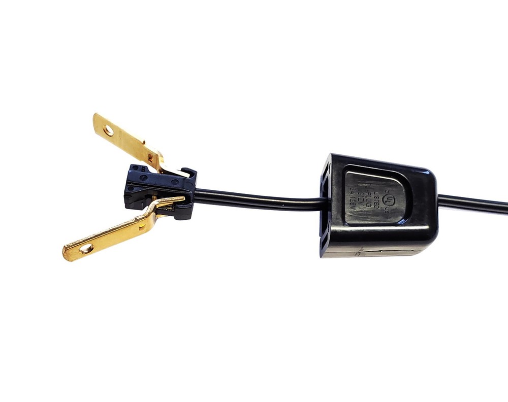 GOLD Quick-connect Plug Polarized for SPT-2 wire LAMP PART