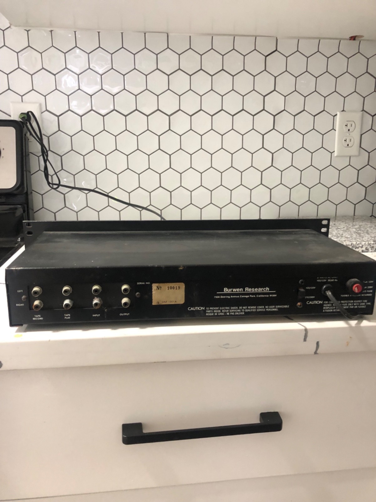 Dynamic noise filter model DNF 1201A Burwen research