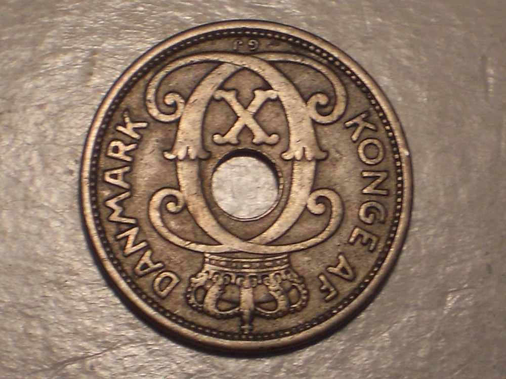 Denmark 1928 5 ORE (VF & Attractive)