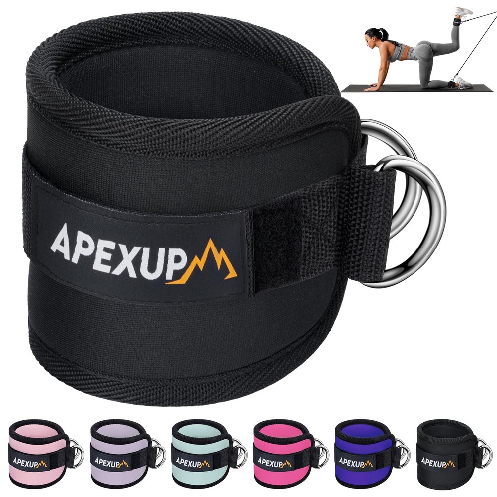 Ankle Strap for Cable Machine, Ankle Resistance Bands, Cable Kick Back Ankle ...