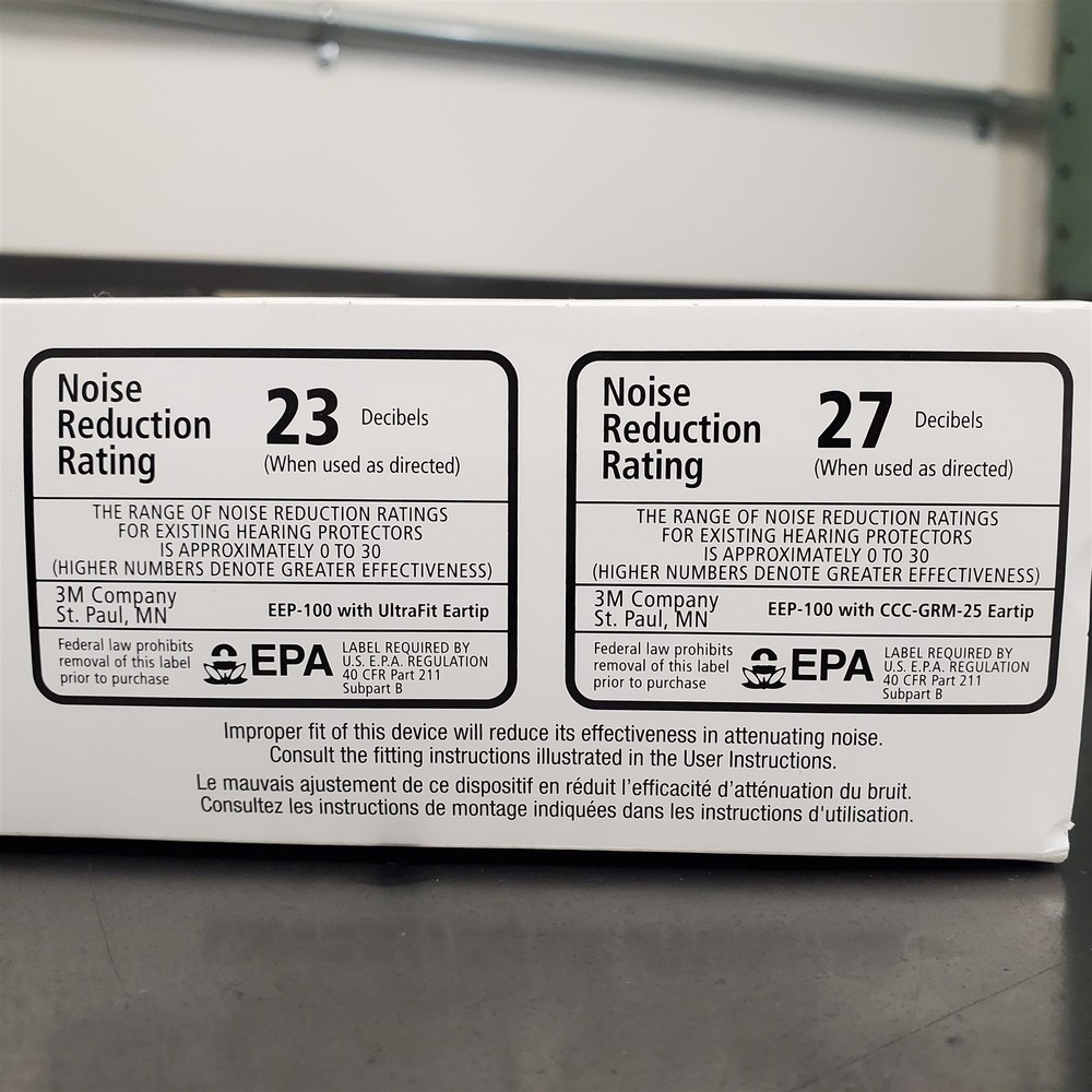 3M PELTOR EEP-100 Rechargeable Electronic Ear Plug Kit Noise Reduction