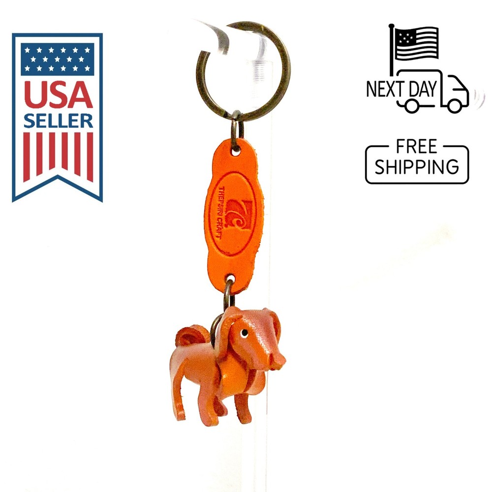 LABRADOR RETRIEVER Handmade Leather Keyring #2