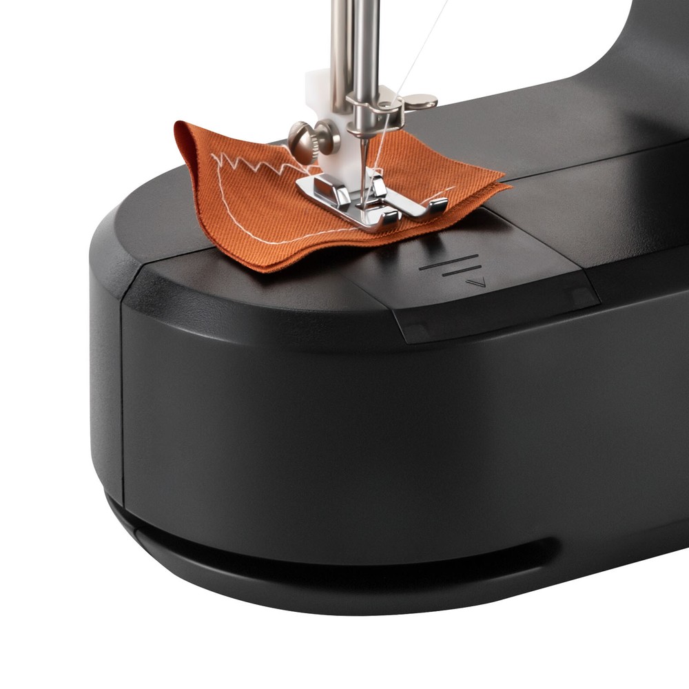 Black Mini Sewing Machine for Beginner Dual Speed Portable Sewing Machine