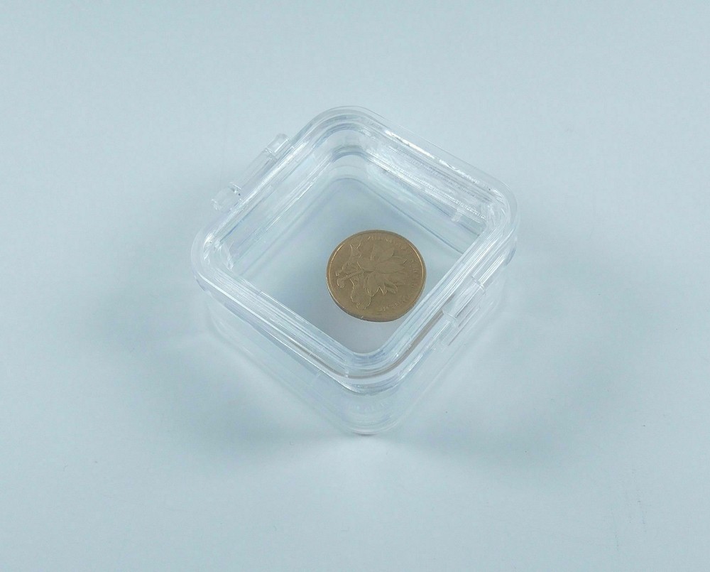 Hinged Display Box Jewelry Boxes Clear Membrane case Denture False Teeth Case